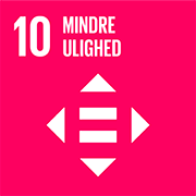 Logo FNs verdensmål nr 10
