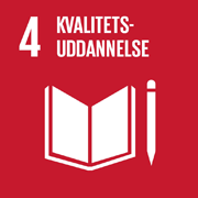 Logo FNs verdensmål nr 4