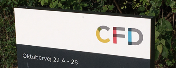 Billede af skilt med CFD's logo